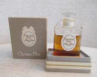 Vintage Christian Dior Miss Dior Perfume in Box France - Etsy