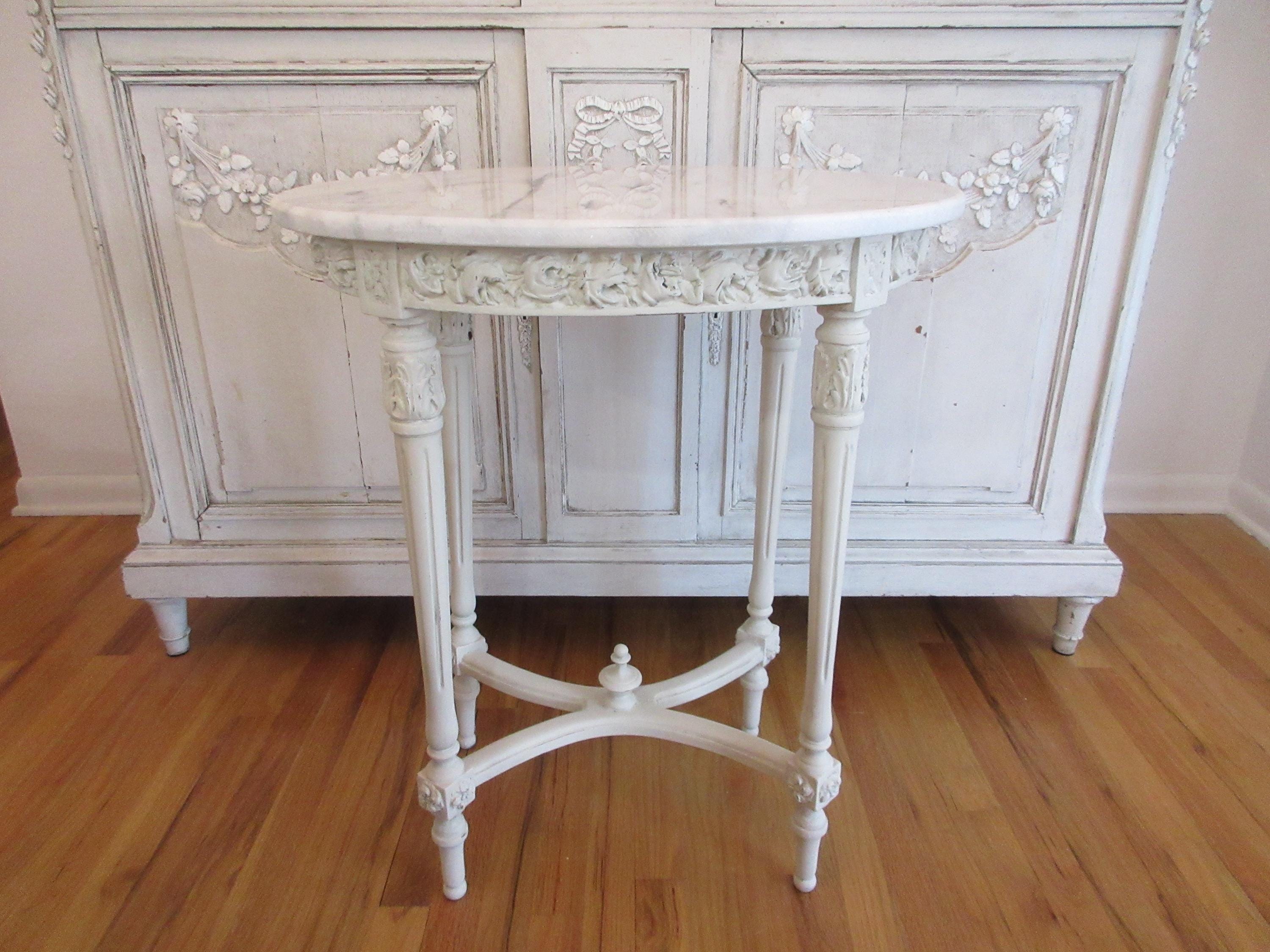 Painted French End Tables - Etsy