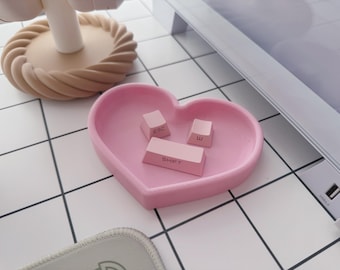 Mini Heart Dish | 3D Printed Trinket Dish