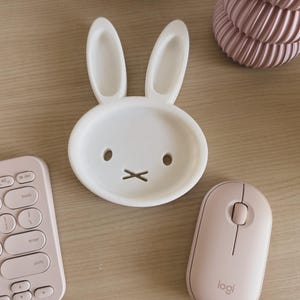 Bunny Miffy Desktop Accessory | Desk Organization | Cute Bunny Dish