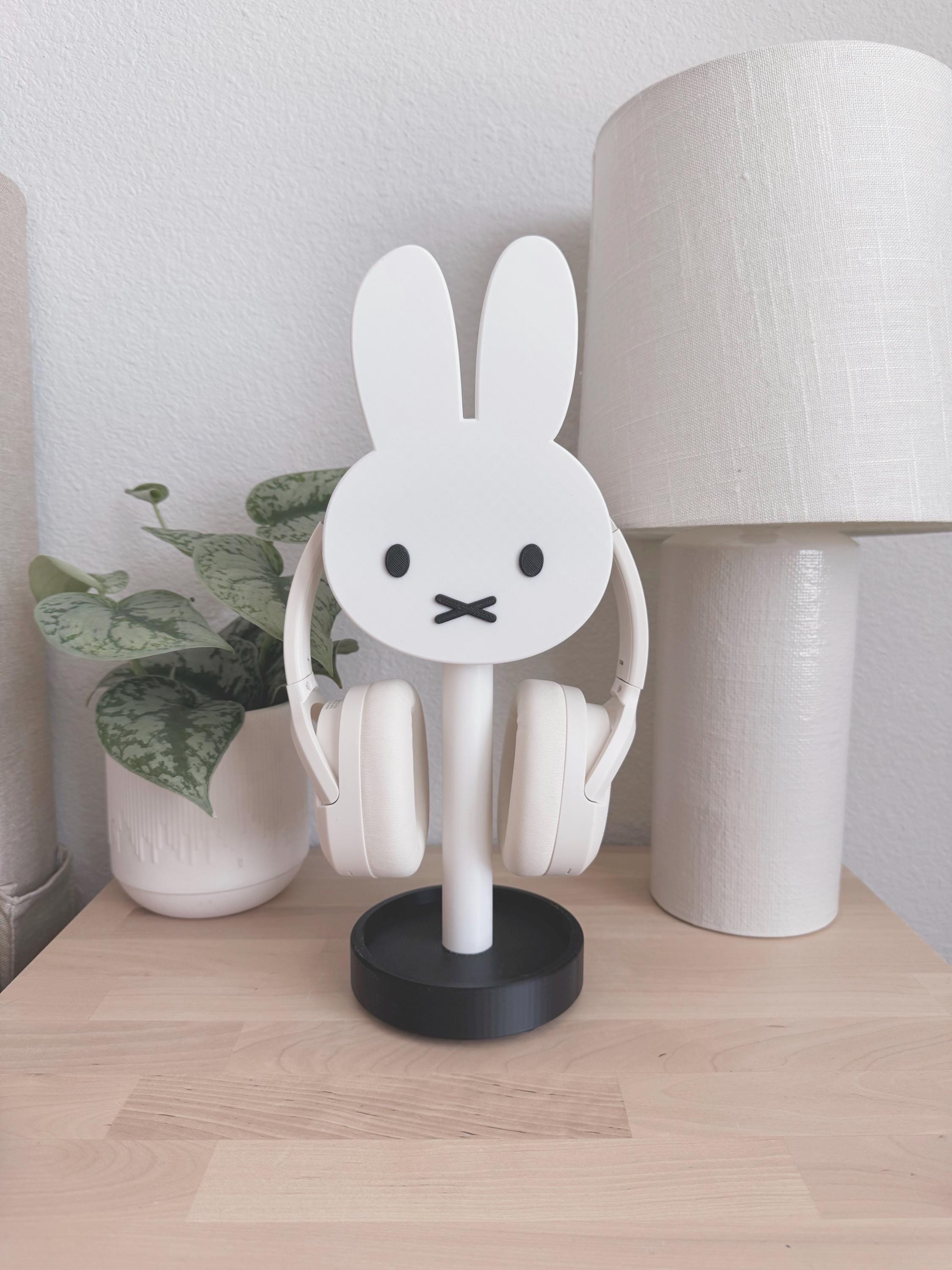 Bunny Headphone Stand | 3D Printed Desk Accessory - Etsy