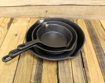 Smooth-Ground Cast Iron Skillet - 12 Inch