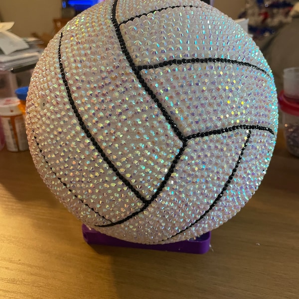 Rhinestoned Volleyball