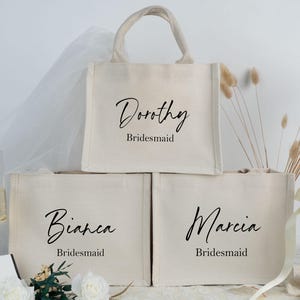 Custom Bridesmaid Gift Bags,Bachelorette Party Bags,Name Tote Bag,Party Favor Bag,Wedding Welcome Gift Bag,Bridal Shower Gift,Beach Tote Bag