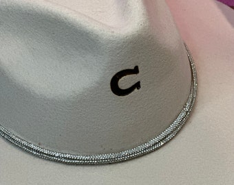 Hat Band | Sparkly Hat Band | NFR Shimmer Hat Band | Silver  display picture 1