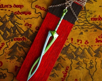 The Fierce Deity - Fantasy necklace with the Fierce Deity Sword pendant.