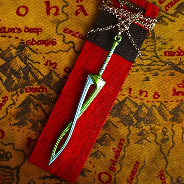 The Fierce Deity - Fantasy necklace with the Fierce Deity Sword pendant.