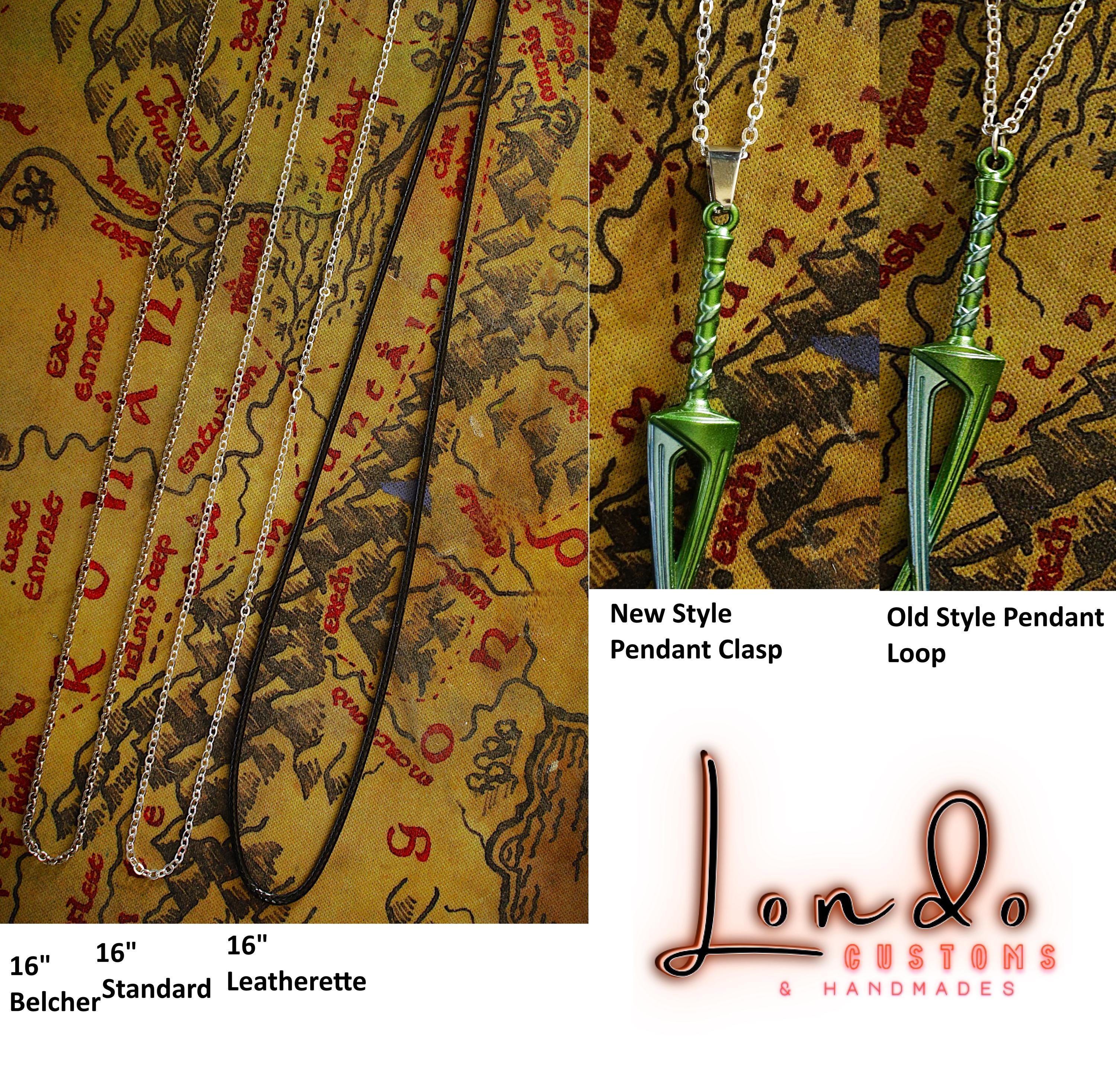 The Fierce Deity - Fantasy necklace with the Fierce Deity Sword pendant., image size:3000x2936