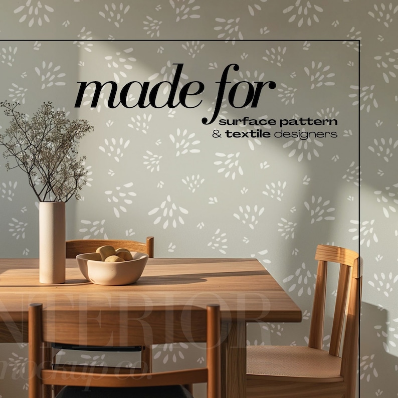 PSD Wallpaper Mockup Dining Room Interior Wall Covering Mock up for ...