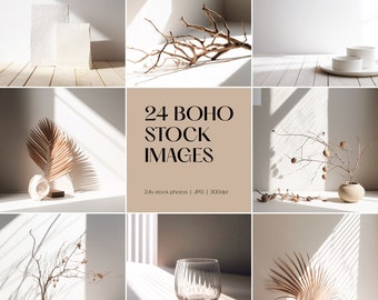 Boho Social Media Stock Photo Backgrounds Mockup Bundle Wedding Image Backdrop Beige neutral