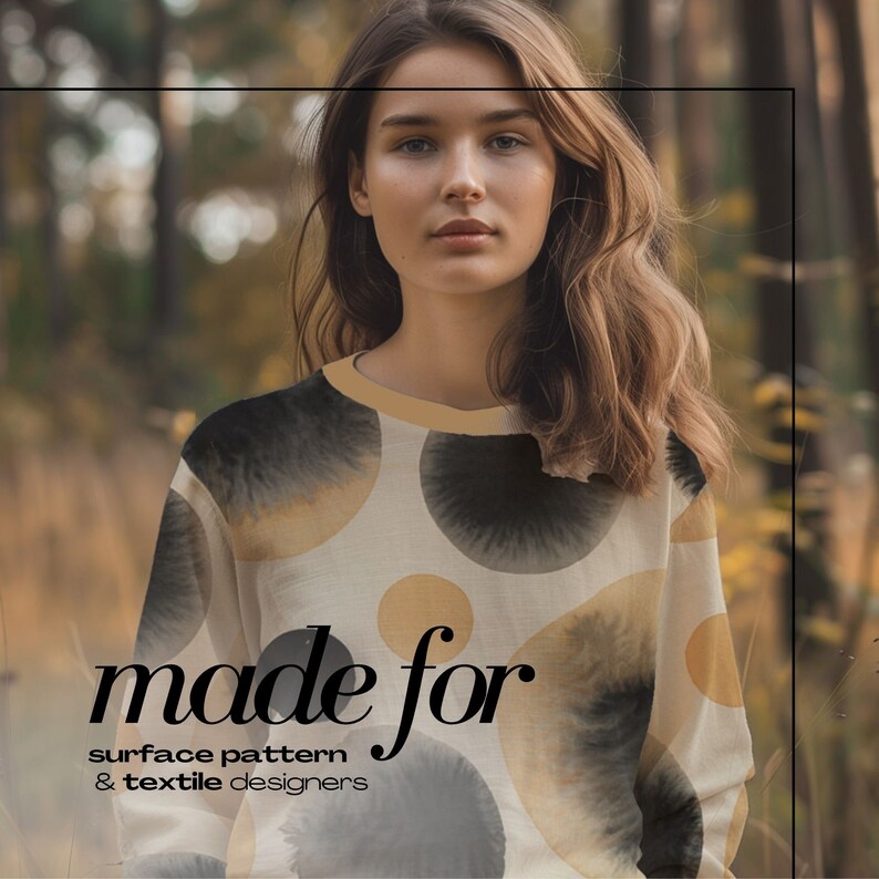 PSD Sweatshirt Mockup for Clothing Mockups Surface Pattern Realistic ...