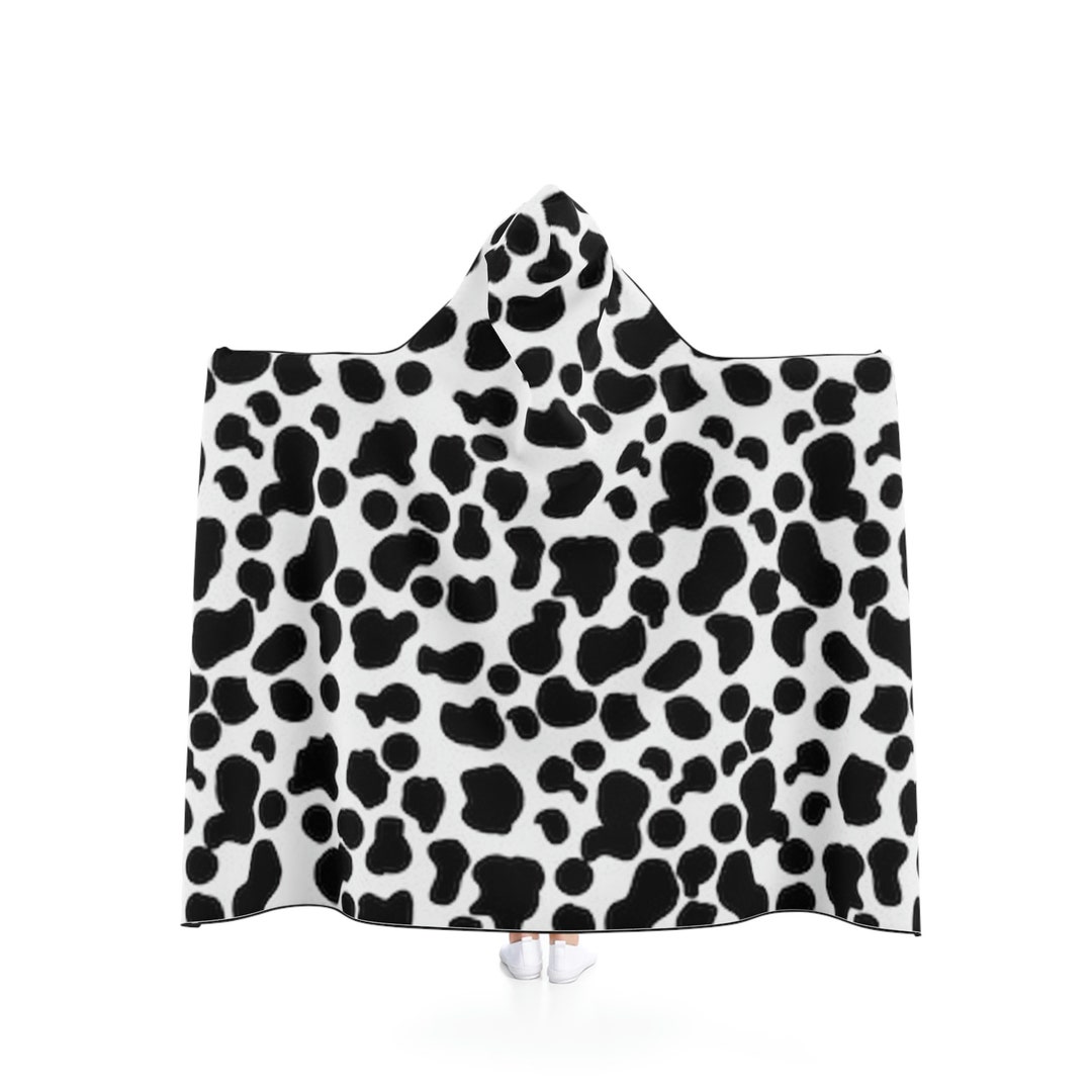 Hen Farm Chicken Eggs Pattern Print Hooded Blanket