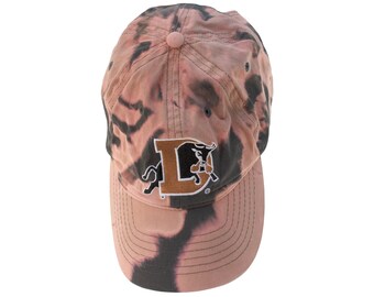 Hand-Dyed Embroidered Durham Bulls Snapback Hat #5
