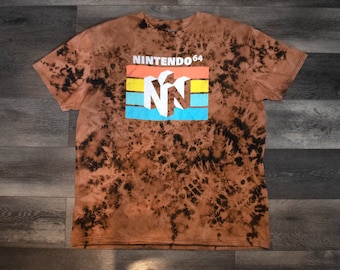 Size XXL Hand-Dyed Nintendo 64 Tee