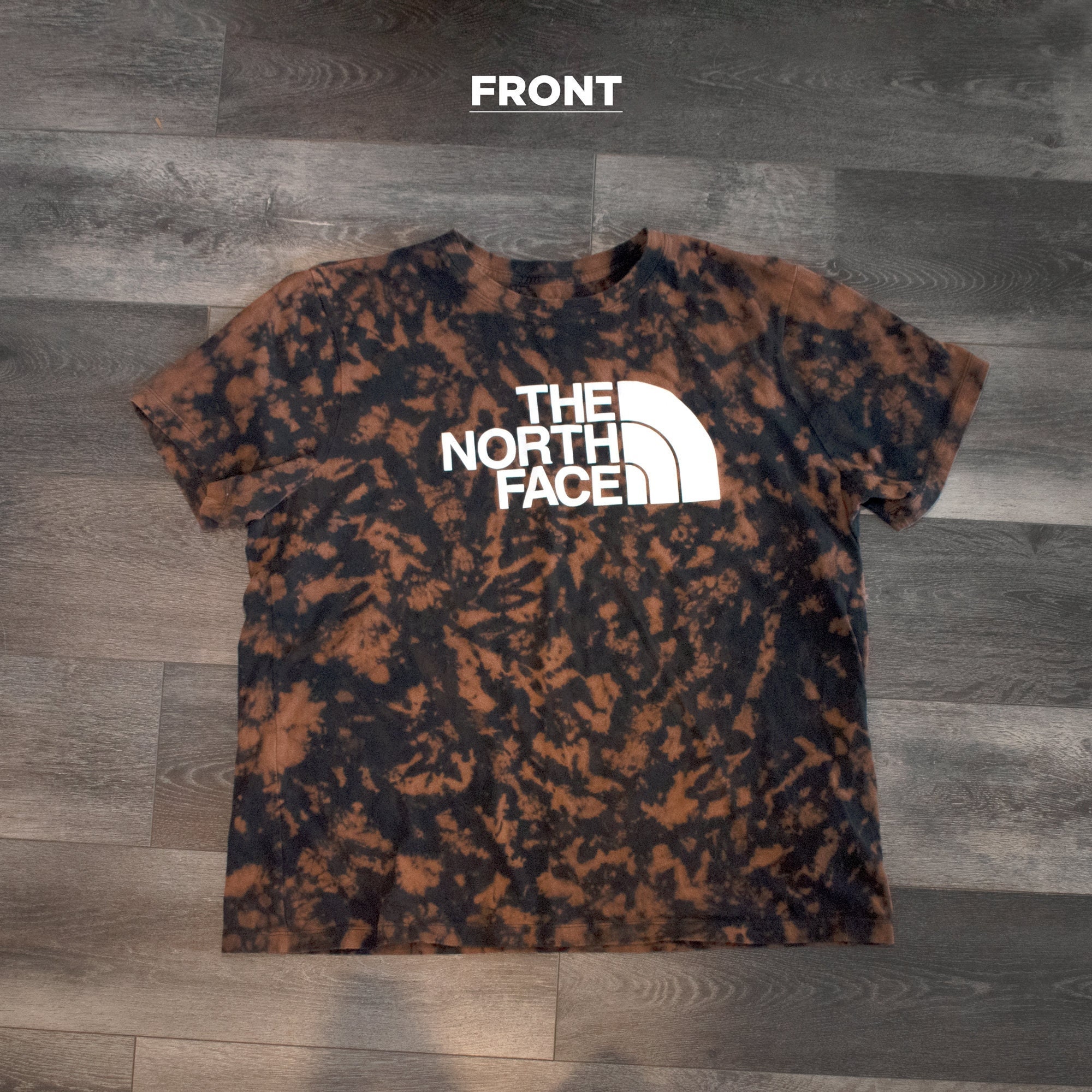 north face tie dye t shirt