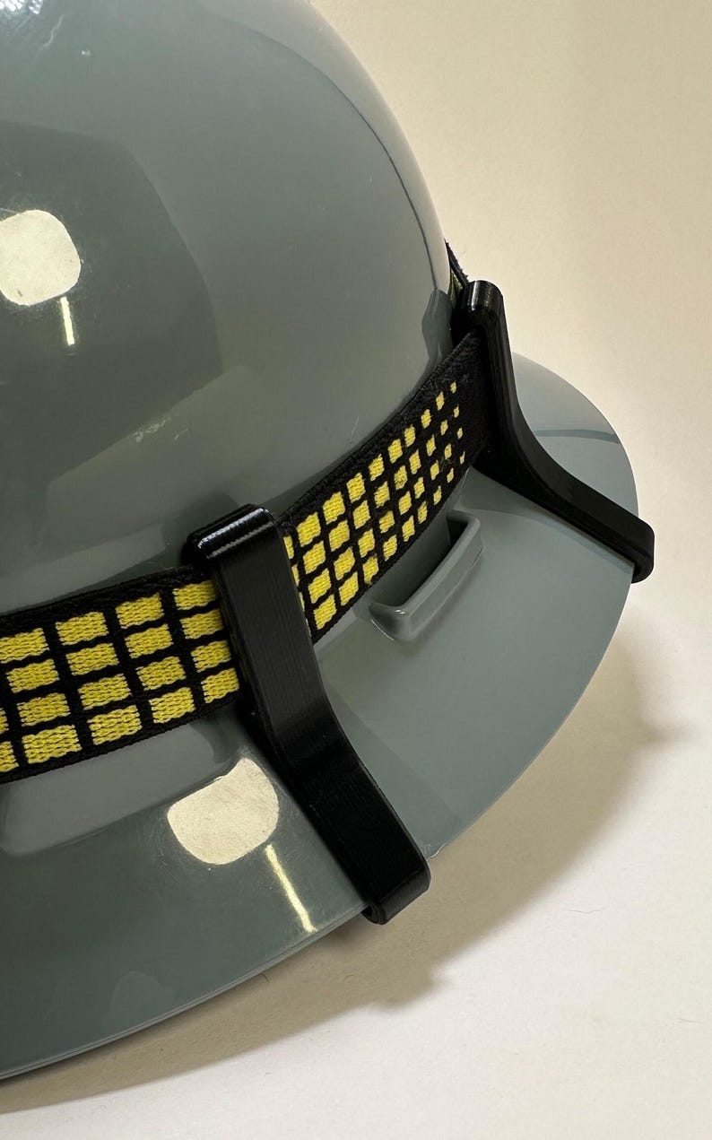 Unbreakable MSA V-Gard Hard Hat Headlamp Clips: Full Brim image 4