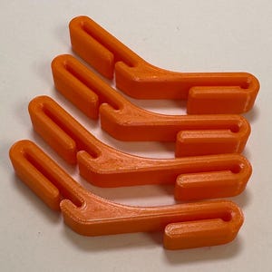 Unbreakable MSA V-Gard Hard Hat Headlamp Clips: Full Brim image 7