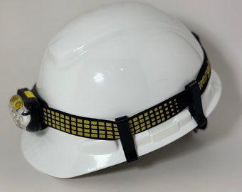 Unbreakable 3M Cap Style Hard Hat Headlamp Retention Clips, Hard Hat Clip, Cap Style Hard Hat Accessory, Head Lamp Retention Clips Headlight