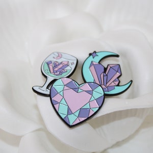 Celestial Enamel Pin Bundle, Trendy pins, enamel pin set, pin bundle, brooches, valentines gifts, kawaii, trending, cute gifts, teen gifts