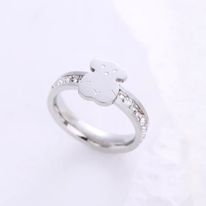 Trendy Teddy Ring, Teddy bear ring, affordable jewelry, teen jewelry, Valentine’s Day gift ideas, dainty, on sale, gifts for her, tous dupe