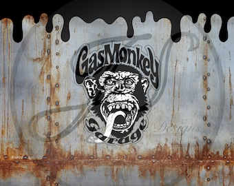 Gas Monkey Garage | Copo de 20 onças PNG Design Digital