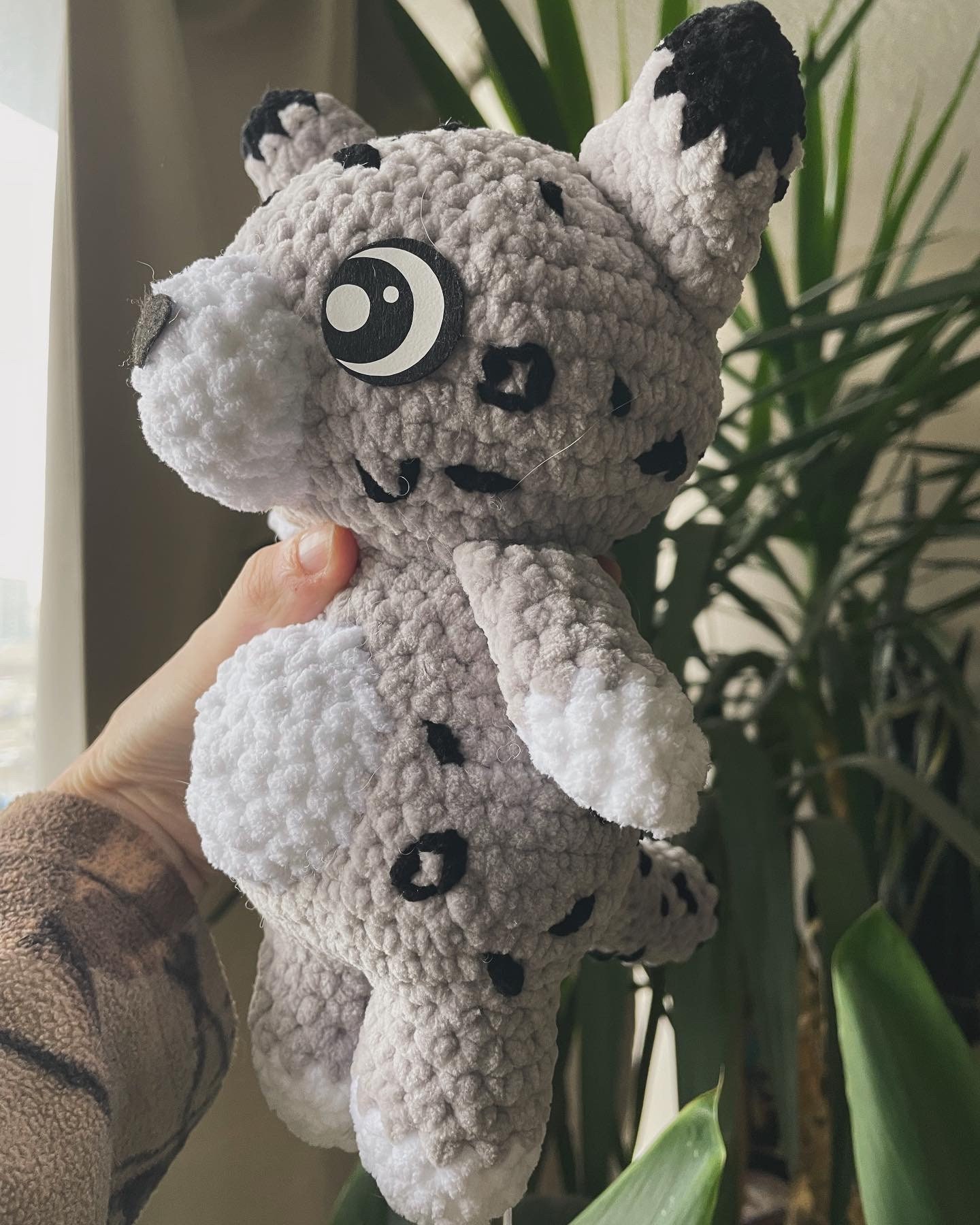 Snow Leopard Plushies Handmade Crochet Toy Plush Stuffed - Etsy UK