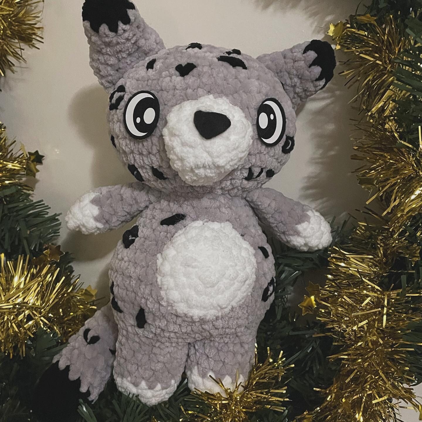 Snow Leopard Plushies Handmade Crochet Toy Plush Stuffed - Etsy UK