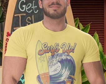 Camiseta de surf vintage: estilo playero, ideal para amantes de las olas. Regalo ideal para surfistas.