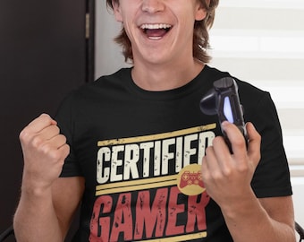 Funny Gamer Shirt, Esports Gaming Tee, Teen Boy Gift, Boyfriend Gift, Video Game T-Shirt