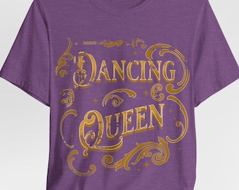 Worn Out Dancing Queen Vintage Disco T-Shirt 70s Fashion Retro Party Tee