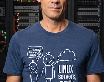 Funny Linux Shirt, Cloud Engineer Tee, DevOps Gift, Sysadmin Humor T-Shirt, SRE Shirt
