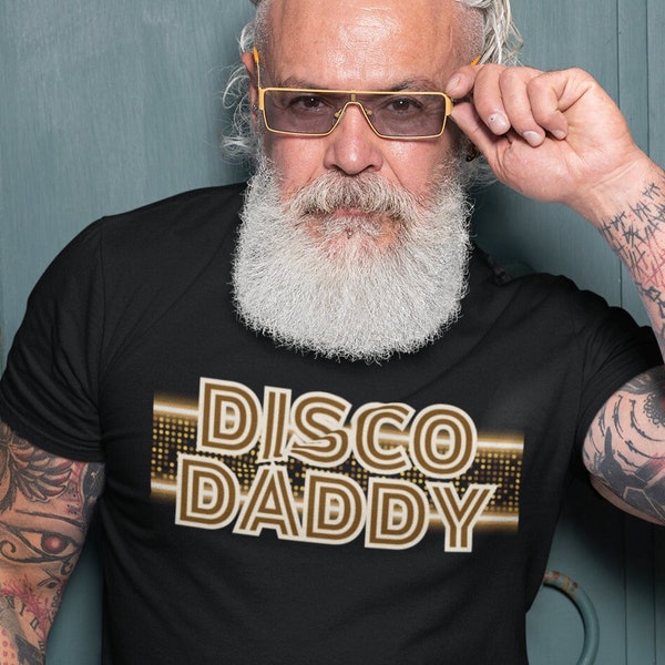 Disco Daddy Shirt - Vintage Look Disco Tee Disco shirt Retro Shirt boyfriend 70s Shirt gift for daddy tee tshirt hippy shirt Vintage Gift