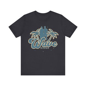 Wave Rider Shirt: Retro Surfing Tee, Summer Vibes image 6