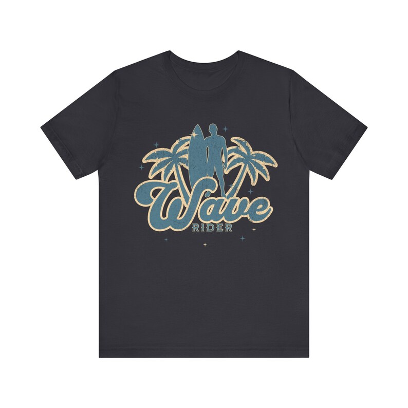 Wave Rider Shirt: Retro Surfing Tee, Summer Vibes image 6