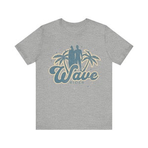 Wave Rider Shirt: Retro Surfing Tee, Summer Vibes image 5