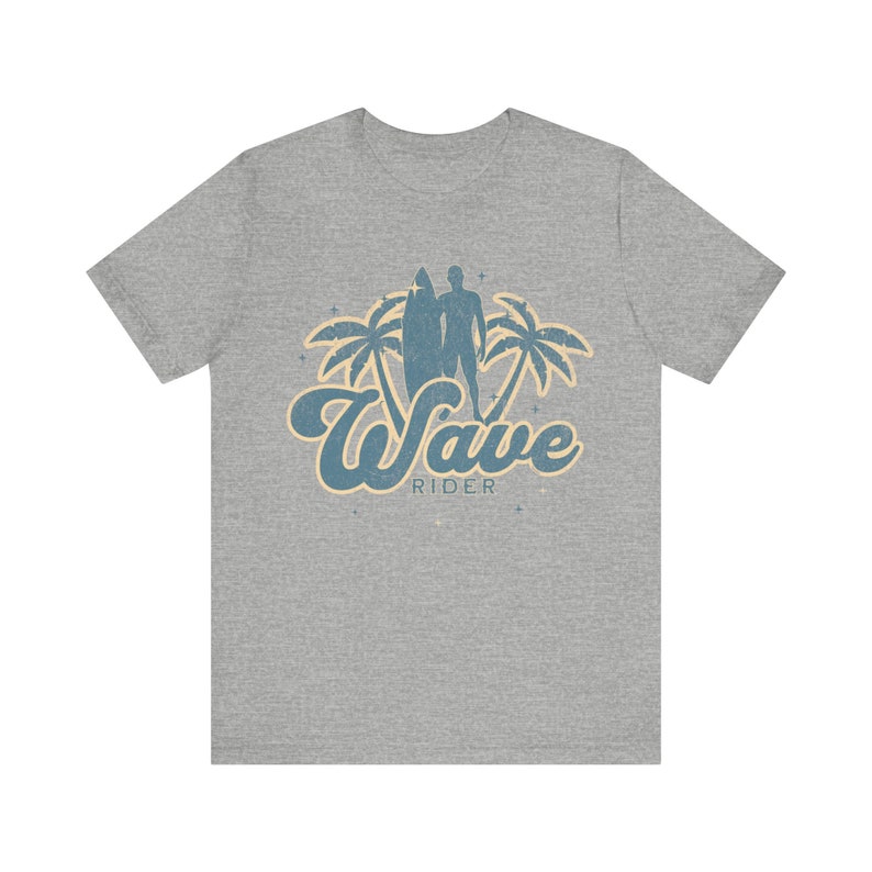 Wave Rider Shirt: Retro Surfing Tee, Summer Vibes image 5