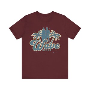 Wave Rider Shirt: Retro Surfing Tee, Summer Vibes image 10