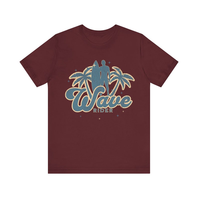 Wave Rider Shirt: Retro Surfing Tee, Summer Vibes image 10