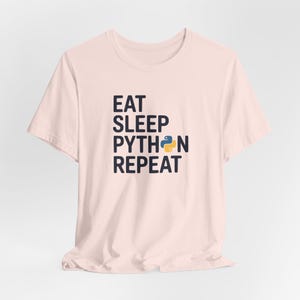 Funny Python Shirt, Programmer Tee, Python Humor Gift, CS Student Shirt, Developer T-Shirt Soft Pink