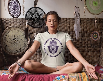 Zen Yoga Shirt: Innere Ruhe Mandala Lotus Shirt