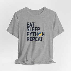 Funny Python Shirt, Programmer Tee, Python Humor Gift, CS Student Shirt, Developer T-Shirt Athletic Heather
