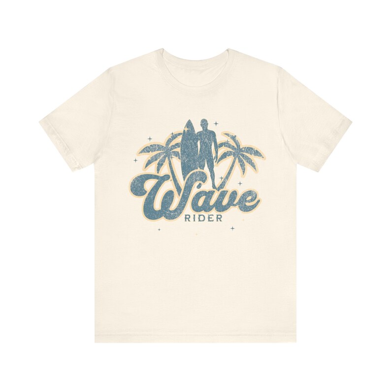 Wave Rider Shirt: Retro Surfing Tee, Summer Vibes image 8