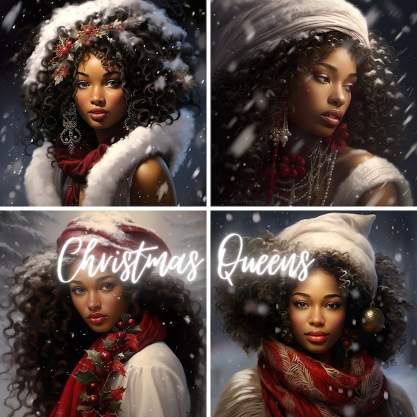 Christmas Queens | Christmas | png | 15 Designs | Bundle | Holidays