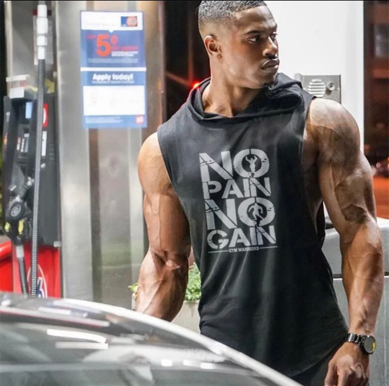 Buy Sleeveless Gym Shirt Online In India -  India