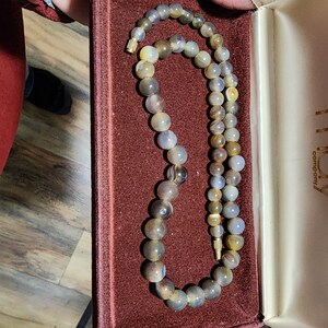May company vintage 18&quot; smokey quartz necklace