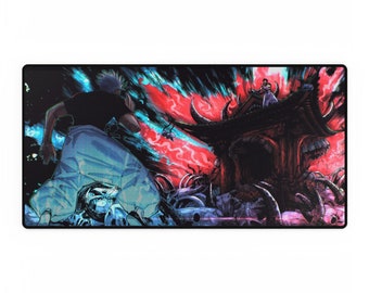 Cursed Clash: New and Improved Jujutsu Kaisen Gojo vs. Sukuna in Domain Expansion - Gaming Mousepad/Desk Mats