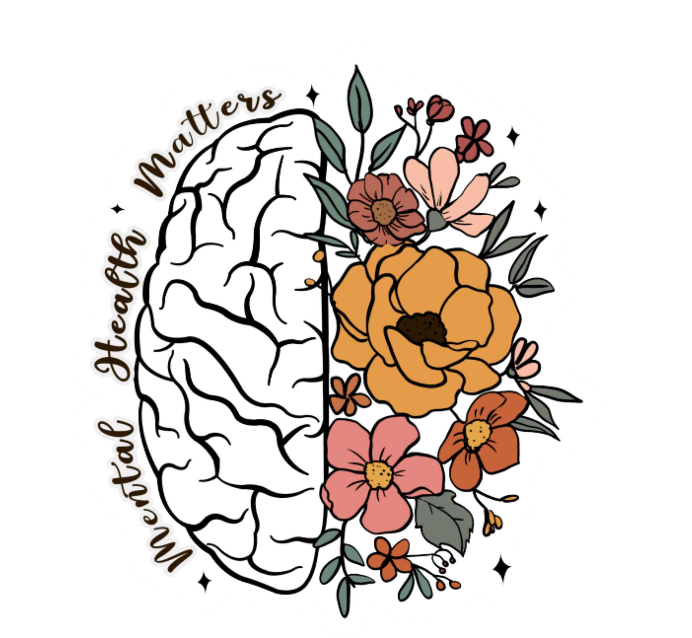 Digital Download Mental Health PNG Sticker File for Sticker Making ...
