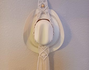Macrame Hat Hanger