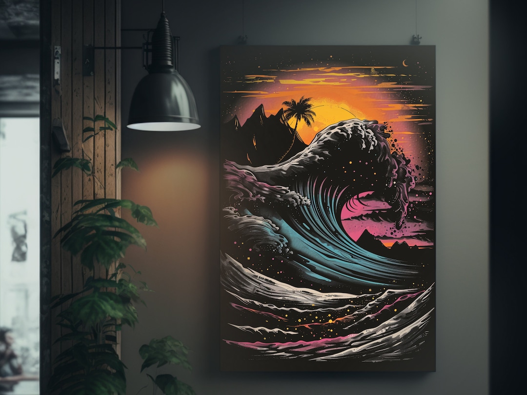 Coucher De Soleil Artistique Surréaliste Avec Hangover Human Tree T