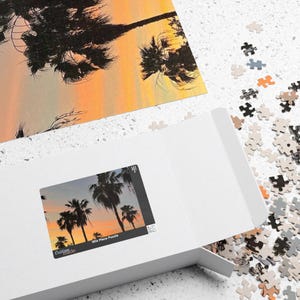 Jigsaw Puzzle, Sunset Scene, 110 252 520 1014 Piece, Fun and Beautiful Sunset Jigsaw Puzzle, Relaxing Puzzle, Challenging Puzzle, Family